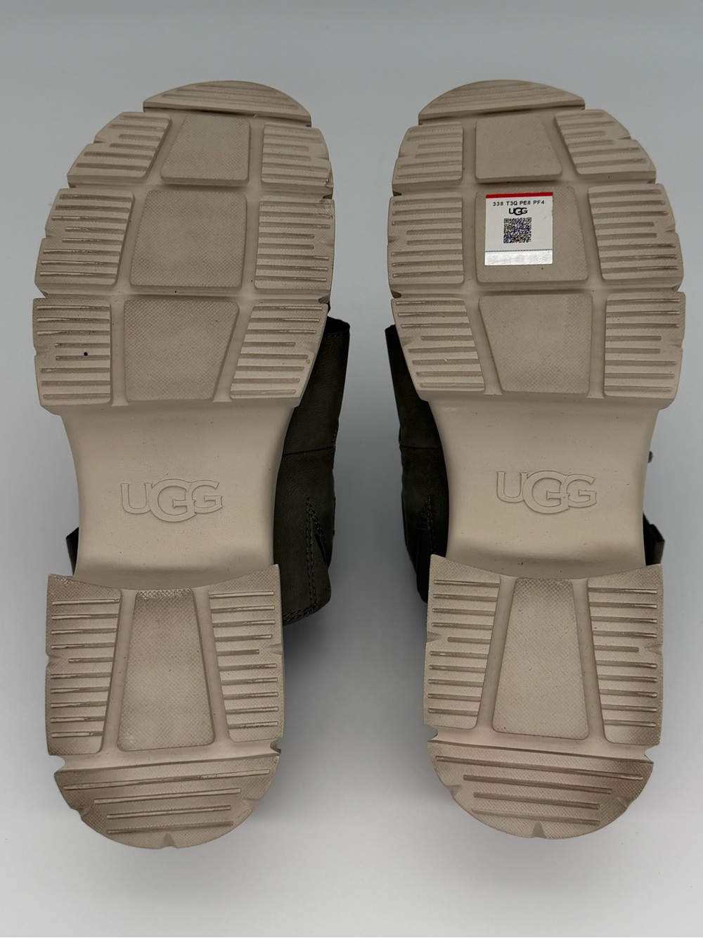 NIB UGG Ashton Slide Platform Sandals Moss Green / Sand | Women’s Size 10 - Picture 7 of 8